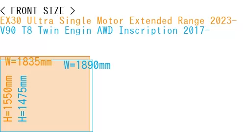 #EX30 Ultra Single Motor Extended Range 2023- + V90 T8 Twin Engin AWD Inscription 2017-